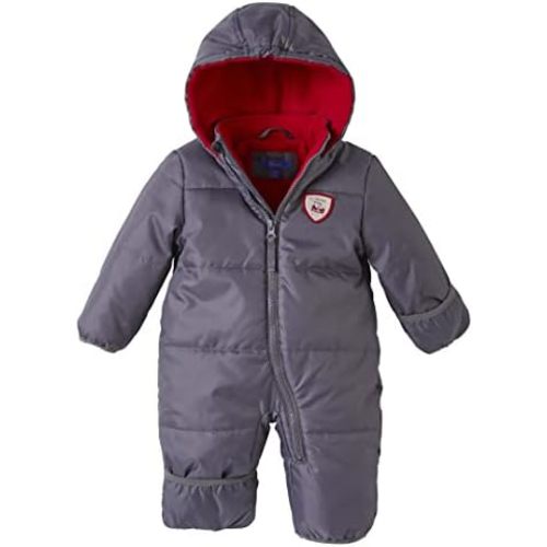 iXtreme Baby Boys' Snowsuit - Cozy Fleece Insulated Winter Snow Pram Bunting Suit for Newborns and Infants (Sizes: 0-24M)