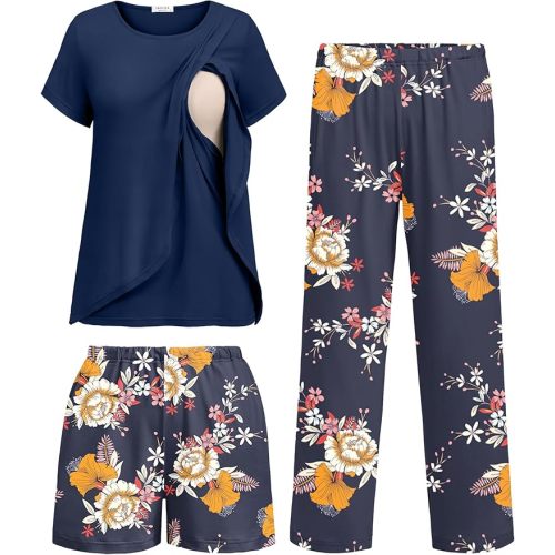Nursing Pajamas Set
