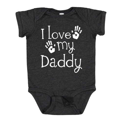Inktastic I Love My Daddy Fathers Day Boys or Girls Baby Bodysuit