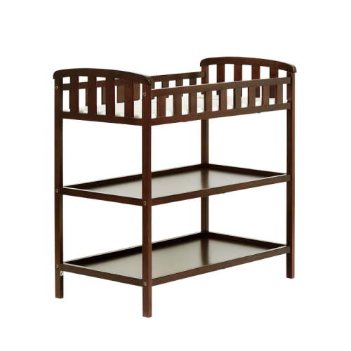 Dream On Me Emily Changing Table, Comes With 1" Changing Pad, Portable Changing Station, Espresso