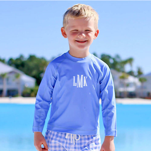 Capri Blue Rash Guard