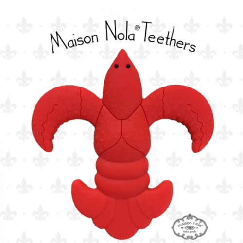 Crawfish Silicone Teether | Maison Nola