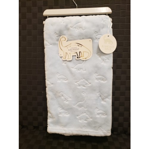 NEW Embossed Dinosaurs Dino Baby Blanket Plush Soft Boys Gift