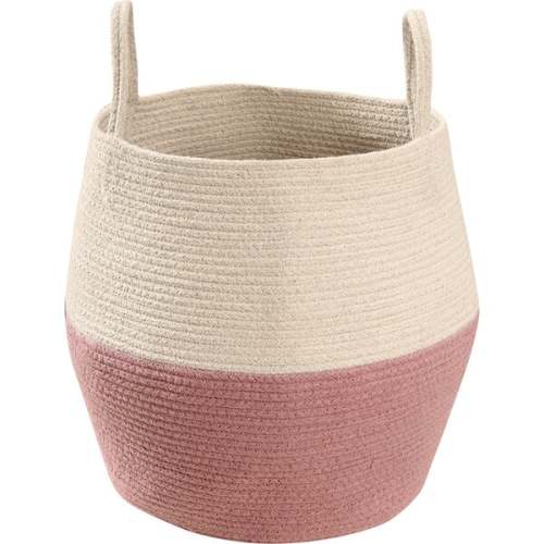 Zoco Basket, Ash Rose/Natural - Lorena Canals | Maisonette