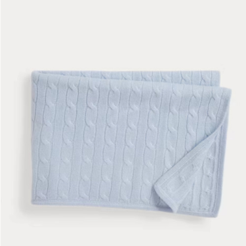 Cable-Knit Cashmere Blanket
