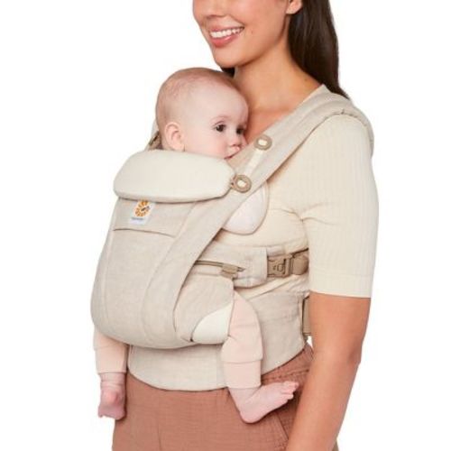 Ergobaby Omni Dream All Carry Positions Natural Linen Baby Carrier For Newborn To Toddler