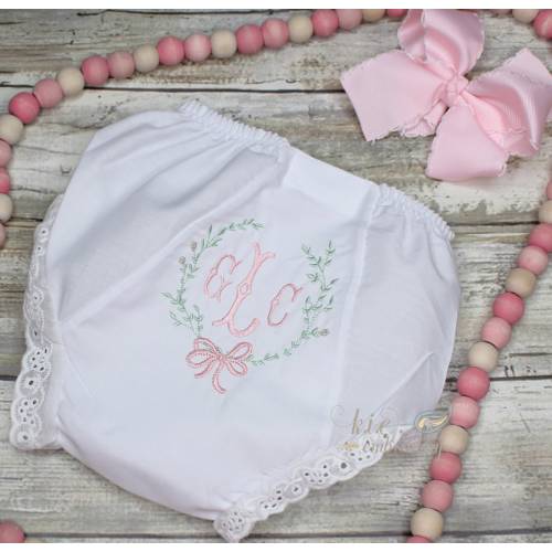 Baby Bloomers / Diaper Cover / Monogrammed / Embroidered / Shower Gift / Coming Home