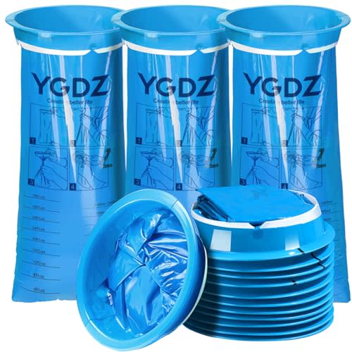 YGDZ Vomit Bags Disposable, 15 Pack Emesis Bags Disposable Barf Bags Throw Up Bags, Nausea for Travel Motion Sickness, Vomit Bags for Car, Aircraft, Kids, 1000ml