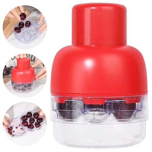 Cherry Pitter Multiple, Pits up to 8 Cherries at Once, 8 Holes Multi Cherry Seed Remover for Kitchen Cherry Jam, 8-in-1 Cherry Pitter Tool Pit Remover,Cake Shops and Fruit Salads
