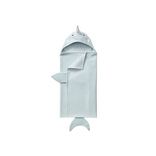 Narwhal Critter Baby Hooded Towel