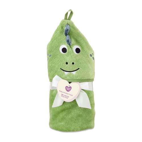 Parent's Choice Cotton Dino Baby Hooded Towel