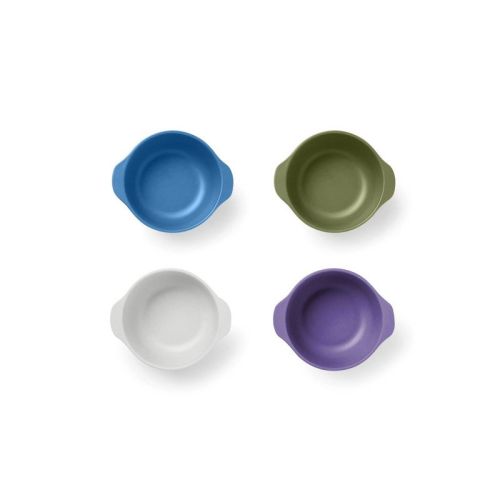 Red Rover 8oz 4pk Bamboo Kids' Bowl Set: Bpa-free Toddler & Baby Dining Bowls, Dishwasher-safe, Service For 4