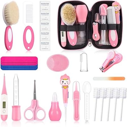 Baby Healthcare and Grooming Kit for Newborn Kids, 36PCS Upgraded Safety Baby Care Kit, Newborn Nursery Health Care Set, Baby Care Products