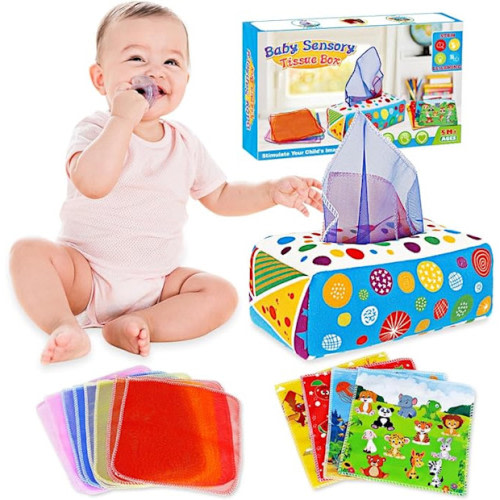 Aiduy Baby Tissue Box Toy