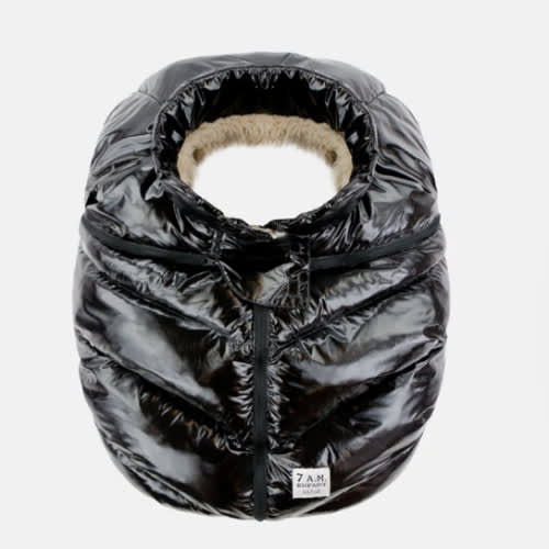 Car Seat Cocoon - Black Polar