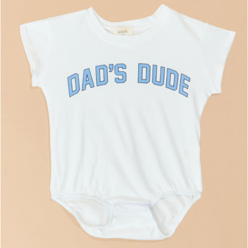 Dads Dude Bubble in Ivory & Blue | Tullabee