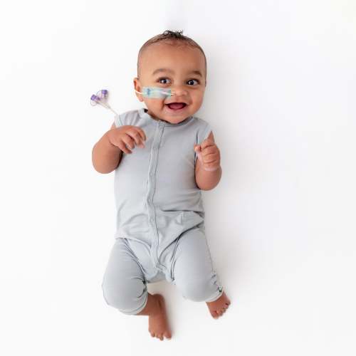 Sleeveless Romper in Storm
