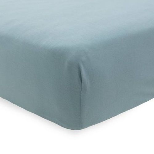 Little Unicorn Stretch Knit Crib Sheet, Harbor