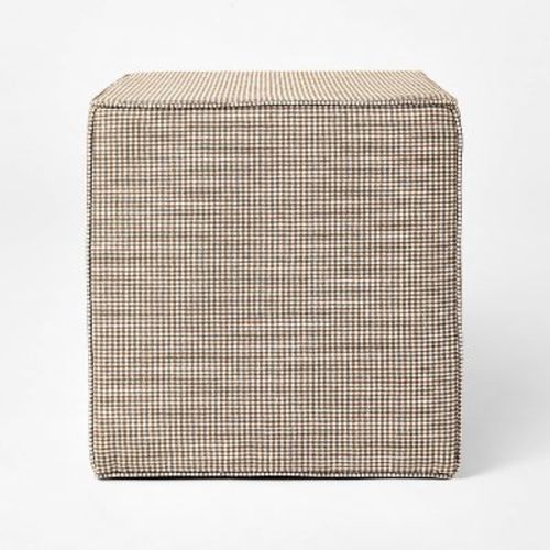 Lynwood Square Upholstered Cube Ottoman - Threshold™ designed with Studio McGee