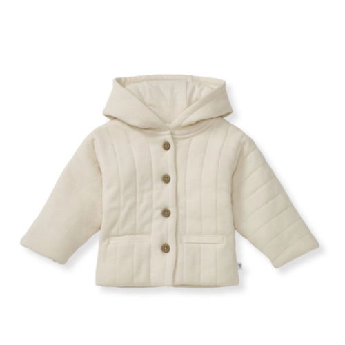 Organic Cotton Quilted Baby Jacket