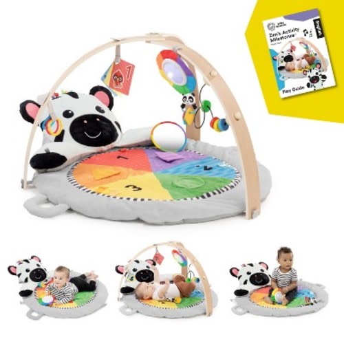 Baby Einstein Zen's Activity Milestones Plush Gym Playmat