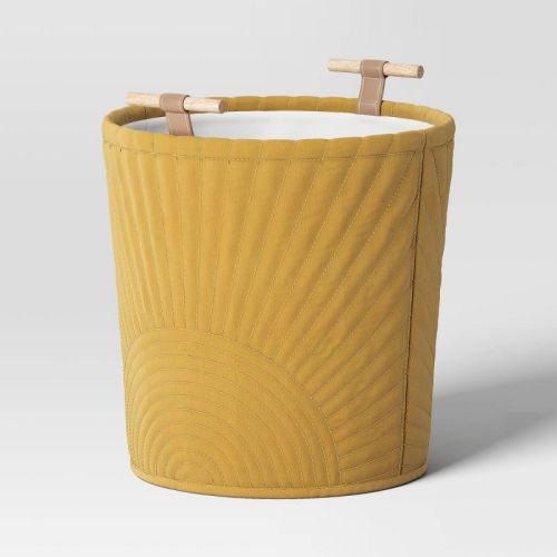 Quilted Kids' Storage Basket - Pillowfort™, Color: Yellow, Size: Floor