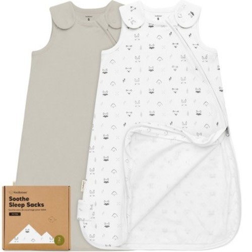 KeaBabies 2-Pack Sleep Sacks for Babies, Soothe Sleeping Sack Wearable Blanket, Infant, Toddler, Newborn Swaddle Sack, Color: Nordic, Size: small