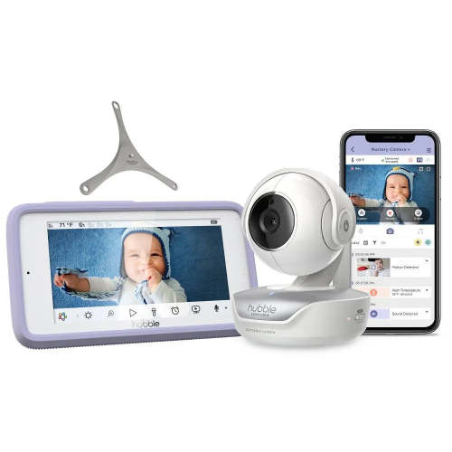 Nursery Pal Deluxe - 5 in. Smart HD Baby Monitor with Touch Screen Viewer and Portable Twin Cameras