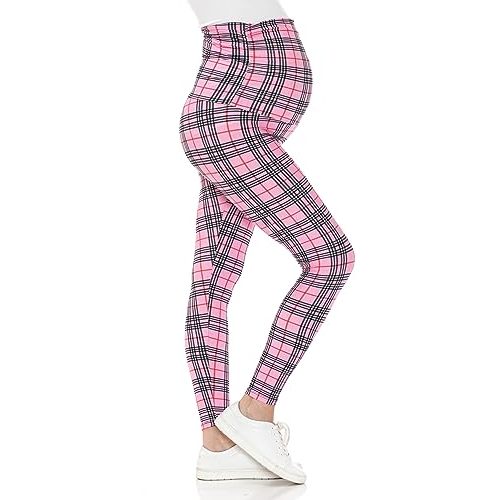 Leggings Depot Women's Maternity Leggings Over The Belly Pregnancy Casual Yoga Tights