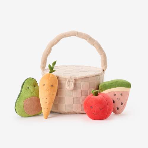 Plush Picnic Basket Activity Set – Elegant Baby