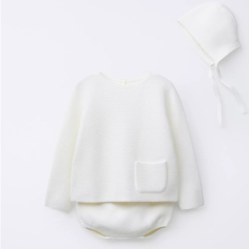 KNIT SWEATER, PANTIES AND BONNET TOTAL LOOK | ZARA United States