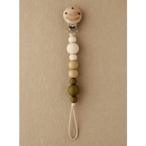 Kira Pacifier Clip | Moss