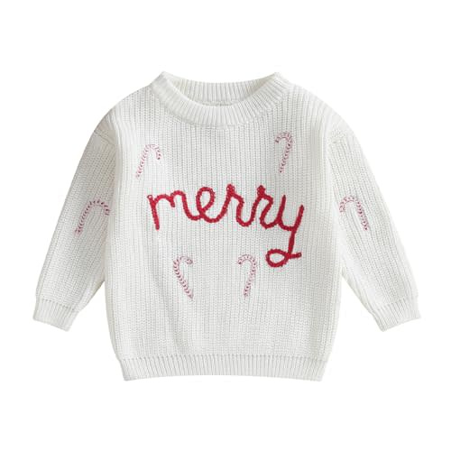 Afunbaby Baby Girl Boy Knit Sweater Blouse Pullover Sweatshirt Warm Crewneck Long Sleeve Tops for Infant Toddler