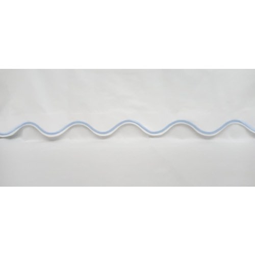 Scalloped Embroidery Crib skirt 100% Cotton Sateen Crib skirt with split corners; 4-sided skirt fits around the entire crib