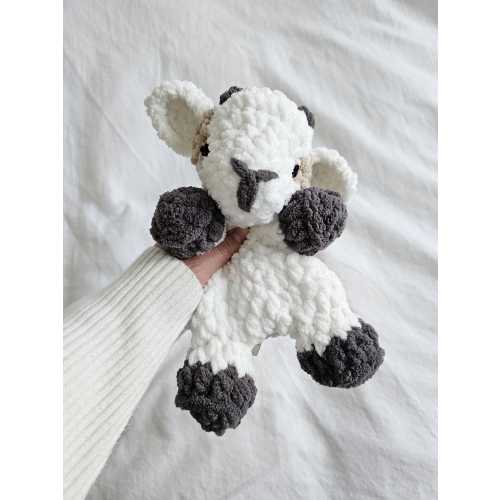 Crochet Goat Plushie / GoatToy / Baby Gift / Soft Amigurumi / Farm Animal Lovey / Perfect Baby Shower Gift