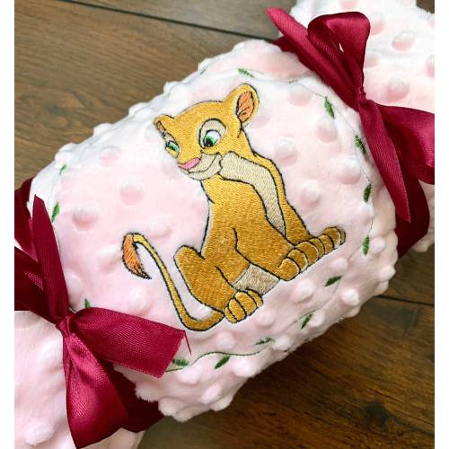 Nala personalised baby blanket, Lion king baby blanket