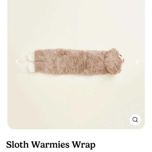 Microwavable Sloth Warmies Wrap | Warmies USA