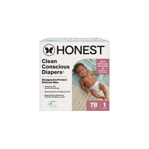 The Honest Company Club Box Diapers Above it All and Pattern