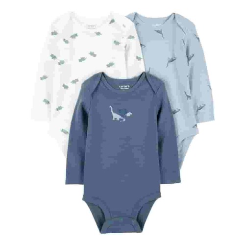 Carter's Child of Mine Baby Boy Bodysuits, 3-Piece, Sizes Preemie-18 Months