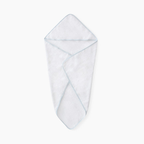 Weezie Baby Hooded Towel - Blue Gingham