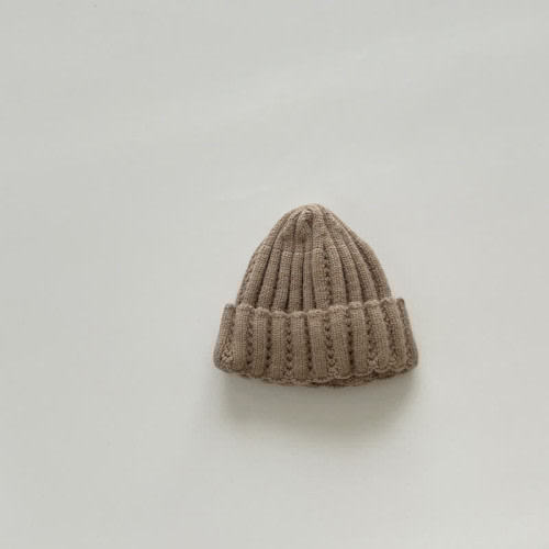 Baby Basic Solid Color Knitted Beanie