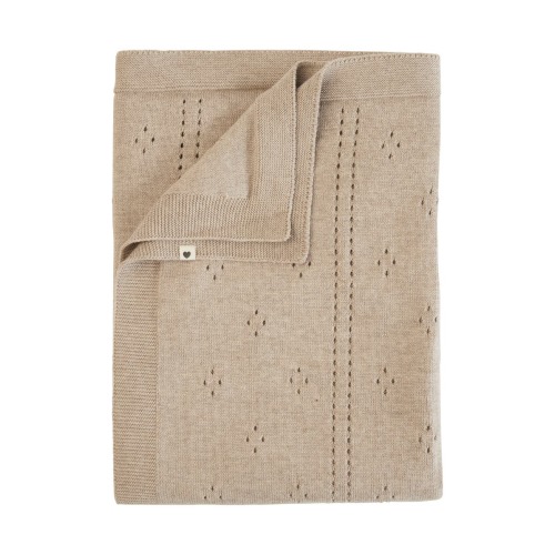 Organic Cotton Pointelle Baby Blanket