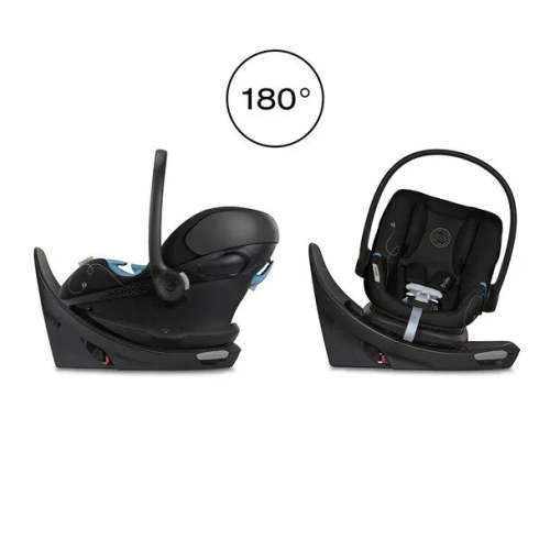 Aton G Infant Car Seat Swivel SensorSafe- Moon Black