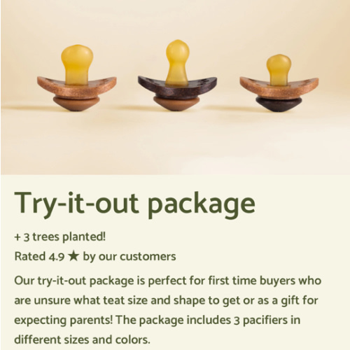 Try-it-out package – Skogen Baby