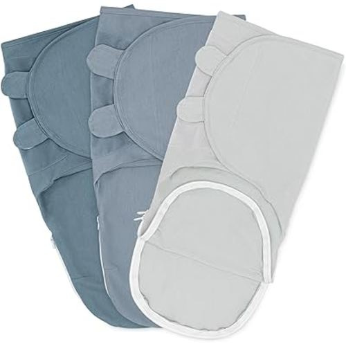 Comfy Cubs Swaddle Blankets for Baby Girl & Boy, Easy Adjustable Sleep Sack with Easy Access Zipper for Diaper Changes, Baby Blankets 0-3 Months for Newborn