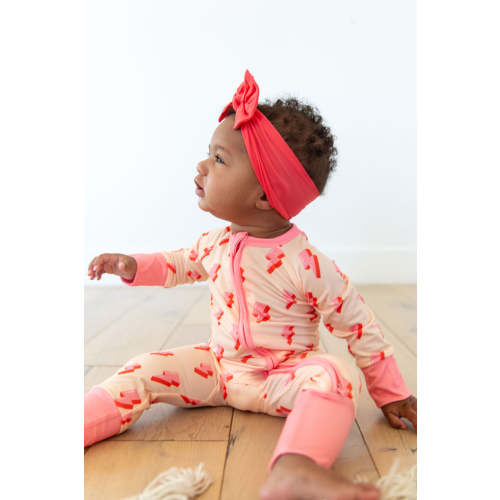 PINK LIGHTNING BOLTS | ZIPPER ONE PIECE