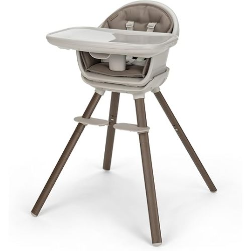 Maxi-COSI Moa 8-in-1 High Chairs for Babies and Toddlers, Machine Washable Infant High Chair, Compact, Convertible High Chair Lightweight Design, Truffle