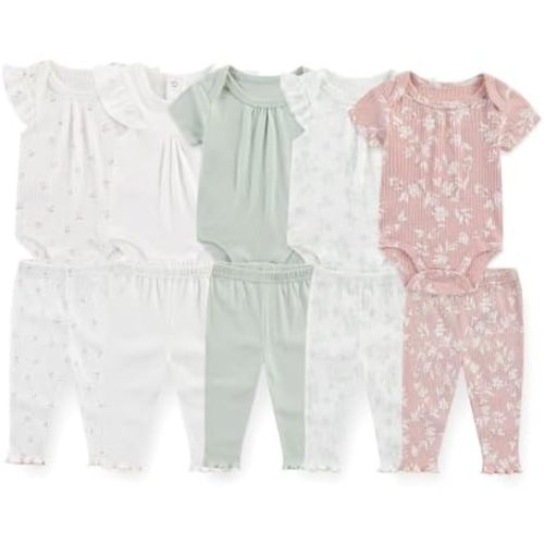 Unisex Baby Boy Girl Pants Sets 10 pack Cotton Casual New born Clothes Comfort Infant Outfit