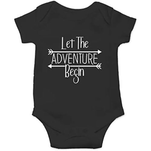 AW Fashions Let The Adventure Begin Baby Bodysuit Newborn Girl Coming Home Outfit Adorable Boy Apparel