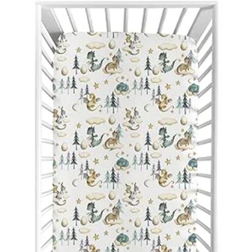 Amazon.com: HawSkgFub Watercolor Cute Dragon Fairy Tale Fitted Standard Crib Sheet Baby Boy, Cloud Moon Star Dragons Egg Toddler Mattress Cover, Soft Breathable Stretchy Nursery Bed Sheets Decor Gift 52" x 28" : Baby